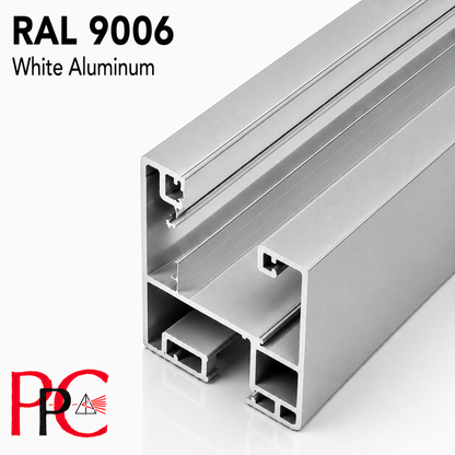RAL 9006 White Aluminium Low Gloss